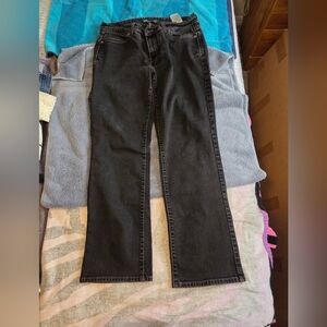 Levi's 529 Curvy Straight Leg Black Jeans